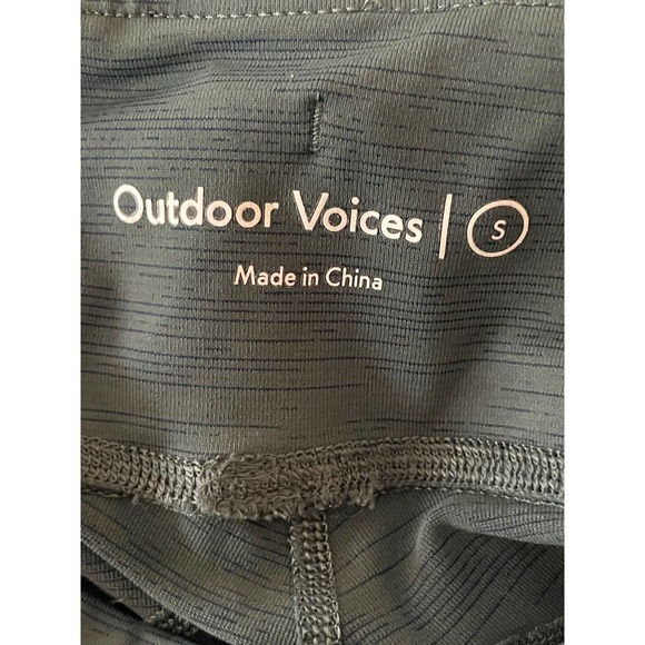 Outdoor Voices Leggings Lot of 2 Bundle Green Grey Space Dye Size Small Active - Picture 10 of 11